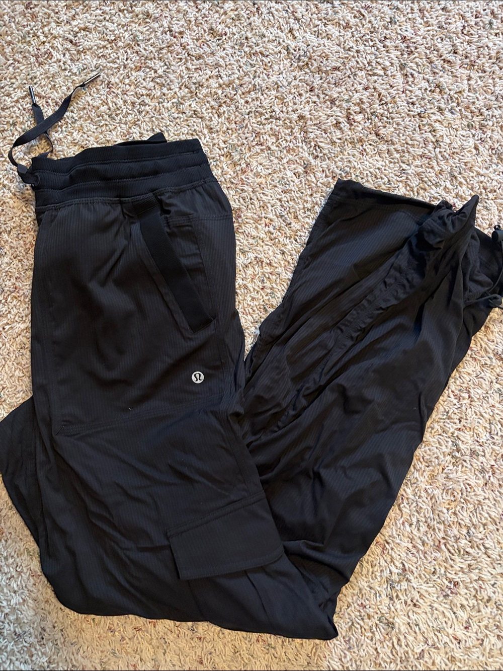 lululemon dance studio relaxed fit mid rise cargo pant